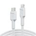 Green Cell PowerStream Bílý kabel Lightning - USB-C 1m MFi s rychlým nabíjením Power Delivery, pro Apple iPhone