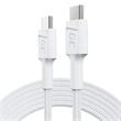 Green Cell PowerStream Cable White USB-C Type C 2m with fast charging Power Delivery 60W, Ultra Charge, Quick Charge 3.0