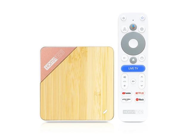 Homatics Box 4K Pro V2 AI-SR / 4K / Google TV 14 / 4GB RAM / 64GB eMMC / Wi-Fi 6 / Dolby Atmos