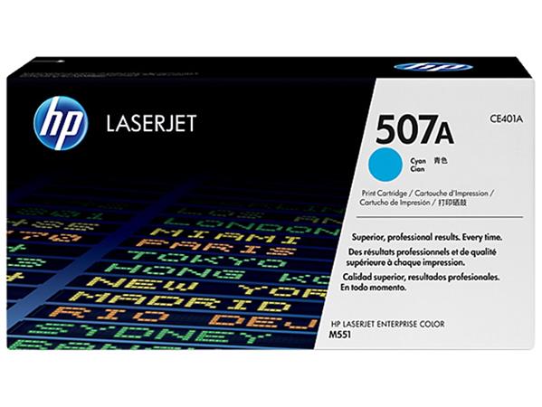 HP 507Y - azurový Contract Toner, CE401YH (MPS)