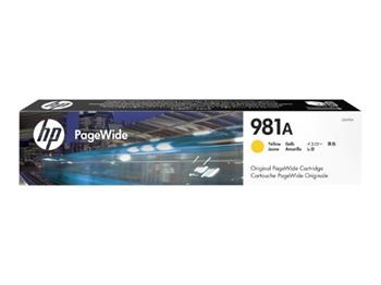 HP 981A Žlutá originální kazeta PageWide pro HP PageWide Enterprise Color 556 / MFP 586