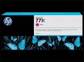 HP Ink Cartridge 771C/Magenta/775 ml