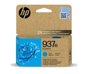 HP Ink Cartridge 937e EvoMore/Cyan/1650 stran