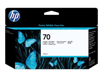 HP Ink Cartridge No. 70/Photo Black/130ml