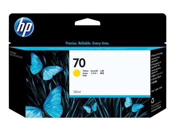 HP Ink Cartridge No. 70/Yellow/130ml