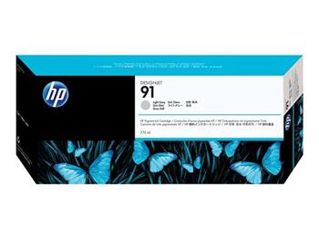 HP Ink Cartridge No. 91/Light Grey/775ml