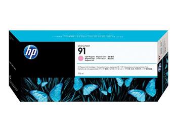 HP Ink Cartridge No. 91/Light Magenta/775ml