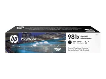 HP PageWide Cartridge 981X/Black/11 000 stran