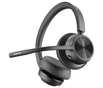 HP Poly Voyager Focus 2 bezdrátová náhlavní souprava USB-C+USB-C/A + nabíjecí stojánek