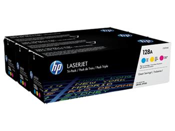 HP toner 128A/CMY/3x1300 stran/3-pack