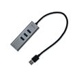 i-Tec USB3.0 HUB 3port Metal + Gigabit Ethernet adaptér, 1x USB na RJ-45