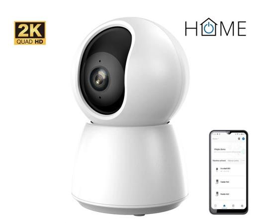 iGET HOME Camera CS4 White - bezdrátová vnitřní 2K kamera, Auto tracking, LAN port, zvuk