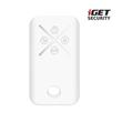 iGET SECURITY MP5 - Dálkové ovládání (klíčenka) pro alarm iGET SECURITY M6, výdrž baterie až 5 let