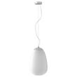 IMMAX NEO COCONO závěsný lustr bílé sklo 24x34cm včetně SMART zdroje E27 RGBW, TUYA