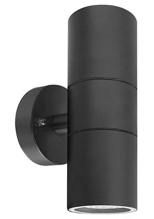 IMMAX NEO PARED double Smart černé bodové nástěnné svítidlo venkovní 2xGU10 RGB, CCT, Wi-Fi, TUYA