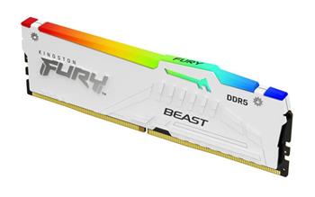 KINGSTON 16GB 6000MT/s DDR5 CL30 DIMM FURY Beast White RGB EXPO