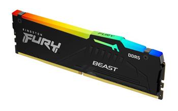 KINGSTON 16GB 6400MT/s DDR5 CL32 DIMM FURY Beast RGB EXPO