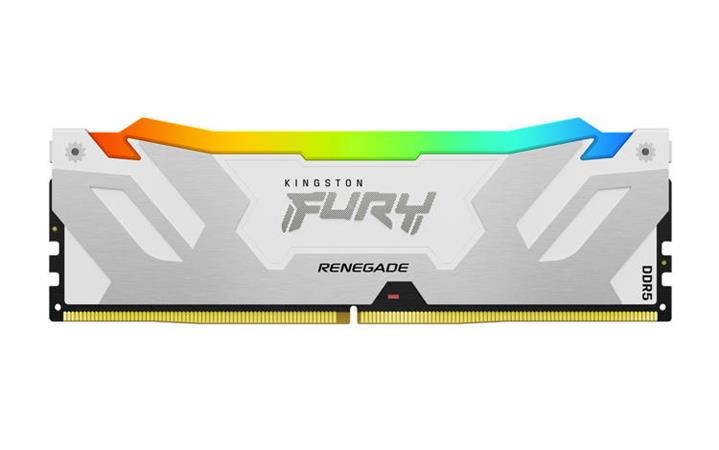 KINGSTON 16GB 7600MT/s DDR5 CL38 DIMM FURY Renegade RGB White XMP