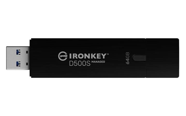 KINGSTON 64GB IronKey Managed D500SM FIPS 140-3 Lvl 3 (Pending) AES-256