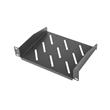 LANBERG 10" PEVNÁ POLICE 1U/254X180MM MAX. NOSNOST DO 20 KG ČERNÁ