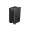 LANBERG INSTALAČNÍ RACK 19" 24U 600X800 ČERNÁ S PERFOROVANÝMI DVEŘMI (FLAT PACK) V2