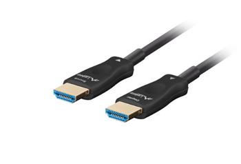 LANBERG KABEL HDMI M/M V2.1 50M OPTICKÝ ČERNÝ AOC