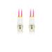 LANBERG optický patch cord MM LC/UPC-LC/UPC duplex 5m LSZH OM4 50/125 průměr 3mm, barva magenta