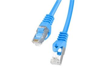LANBERG Patch kabel CAT.6 FTP 1M modrý Fluke Passed