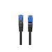 LANBERG PATCHCORD CAT.6A S/FTP LSZH CCA 15M MODRÝ FLUKE PASS