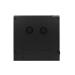 LANBERG RACK CABINET 19” DOUBLE-SECTION WALL-MOUNT 9U/600X600 (FLAT PACK) BLACK