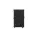 LANBERG Volně stojící skříň 19" 22U/800x1000 LCD skleněné dveře černá (RAL9004) (v rozloženém stavu)