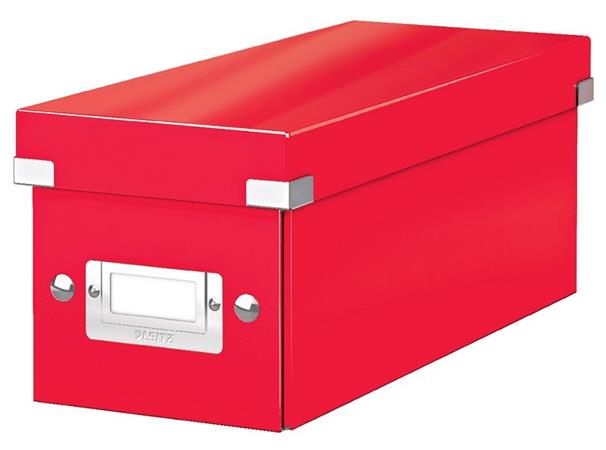 LEITZ Krabice na CD Click&Store, červená