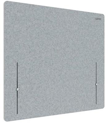 LEITZ Přepážka ke stolu Leitz 70x80 cm, šedá