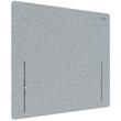 LEITZ Přepážka ke stolu Leitz 70x80 cm, šedá
