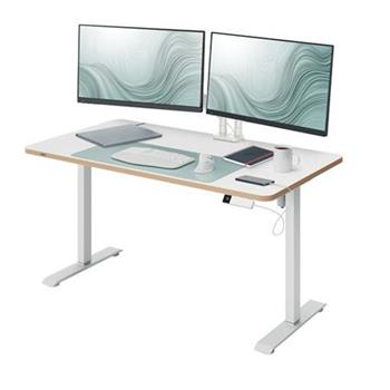 LEITZ Výškově nastavitelný elektrický ergonomický stůl Ergo bílý 120x70 cm + LEITZ Ergo základna