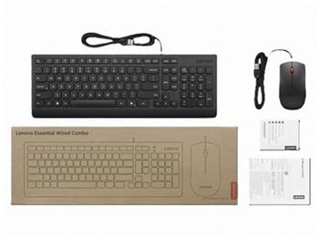 Lenovo Essential Wired Combo Keyboard (CZ) & Mouse
