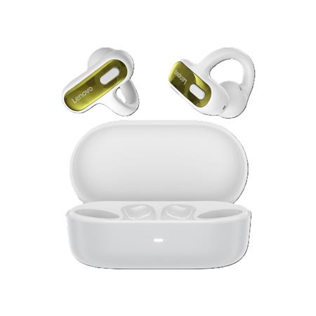 Lenovo Open-Ear Clip-on Earbuds X500 = True Wireless sluchátka v bílé barvě