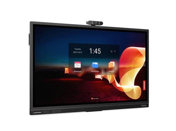 Lenovo ThinkVision T65 65" IPS Touch/3840x2160/8ms/400cd/1200:1/HDMI/DP/VGA/USB-A/USB-B/USB-C/RJ-45/VESA/Repro/Cam