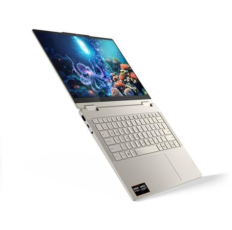 Lenovo YOGA 7 2-in-1 RyzenAI 7 350/16GB/1TB SSD/14"/WUXGA/OLED/Touch/až600nitů/Pero/bezADPT/3rOnSite/WIN11 Home/béžová