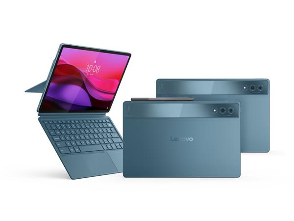 Lenovo YOGA TAB PLUS Snapdragon 8 G3/16GB/256GB/12,7" 3K/LTPS/až 900nitů/TOUCH/2x 13MP/KBRD+pero/FPR/Android 14/teal