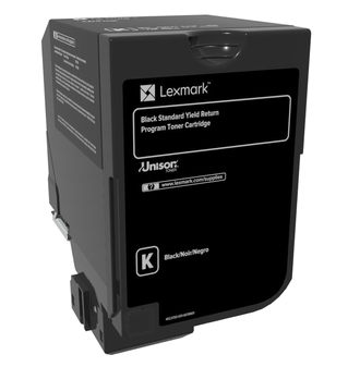 Lexmark CS720, CS725, CX725 Black Standard Yield Return Programme Toner Cartridge - 7 000 stran