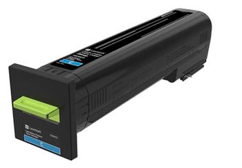 Lexmark CS820, CX82x, CX860 Cyan Return Programme Toner Cartridge - 8 000 stran