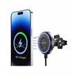 MAGNETICKÝ DRŽÁK DO VENTILACE AUTA SWISSTEN MagRide S BEZDRÁTOVÝM NABÍJENÍM Qi2 15W (kompatibilní s MagSafe)
