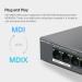 MERCUSYS MS108GP - 8portový gigabitový stolní switch se 7 porty PoE+, 8× 10/100/1000 Mbps RJ45 portů