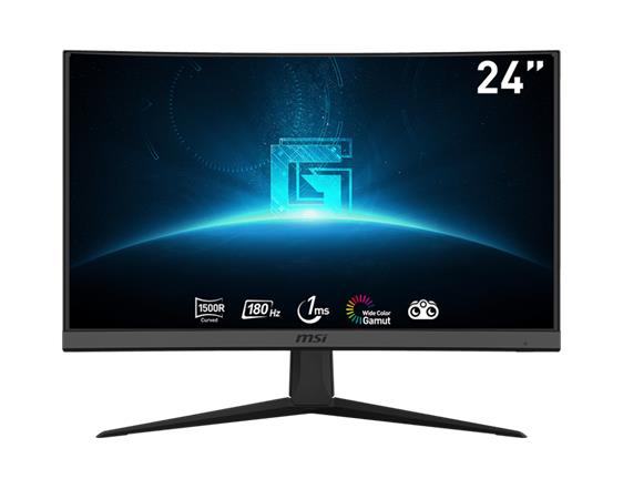 MSI Gaming monitor G24C6 E2 23,6" VA zakřivený/FHD/1ms/2xHDMI/DP/Černá