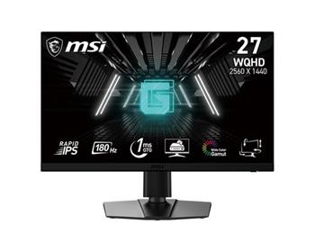 MSI Gaming monitor G272QPF E2, 27" Rapid IPS/2560x1440 (WQHD)/180Hz/1ms/DP/2xHDM