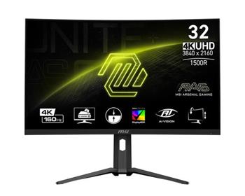 MSI Gaming monitor MAG 321CUP, 31,5" VA zakřivený /3840 x 2160 (UHD)/160Hz/1ms/D