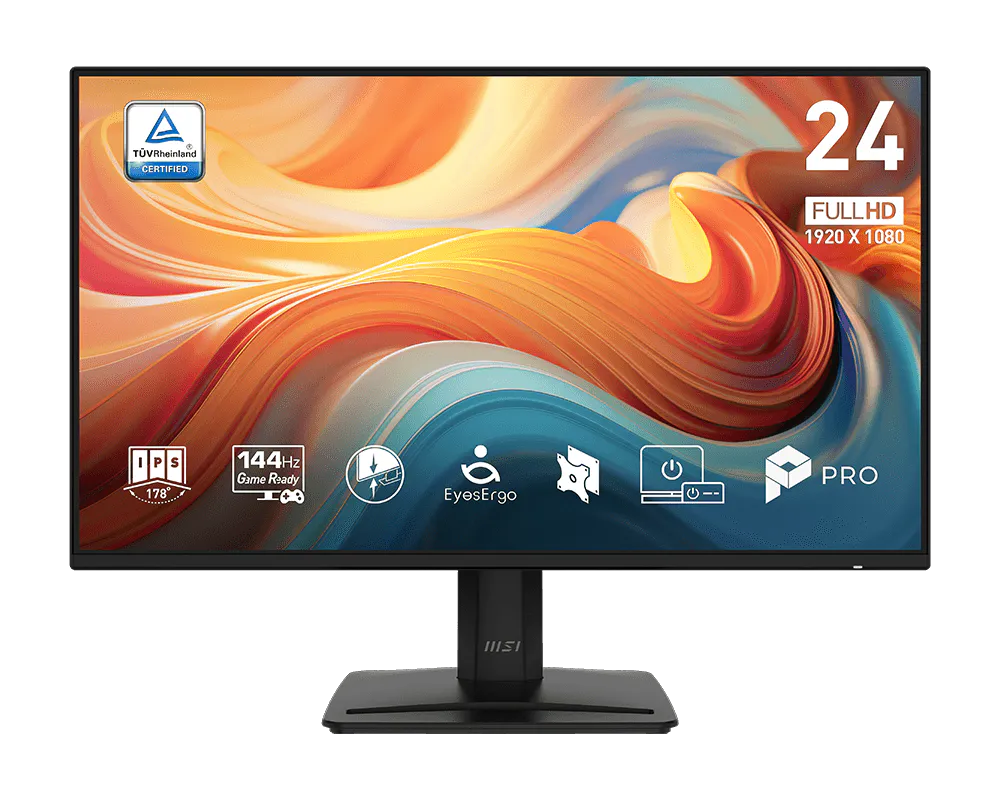 MSI monitor PRO MP242 E14A 23,8" IPS/FHD/144Hz/1ms/HDMI/DP/D-Sub/černá
