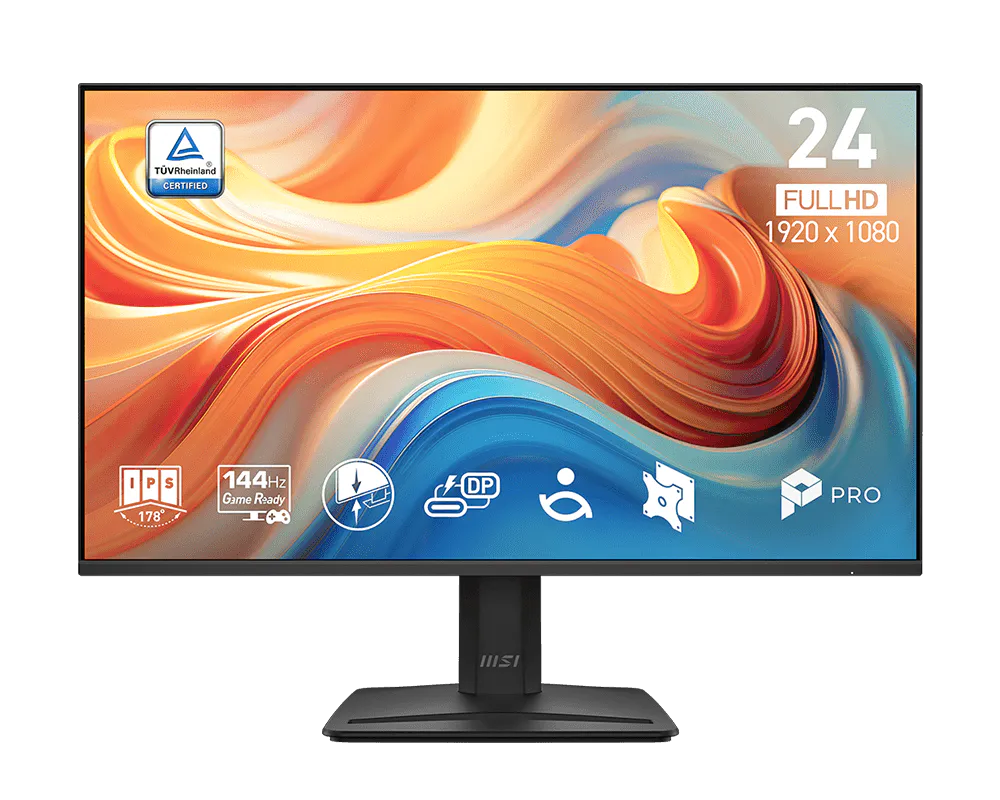 MSI monitor PRO MP242 E14C 23,8" IPS/FHD/144Hz/1ms/HDMI/USB-C/černá