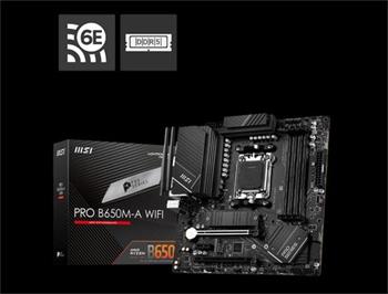 MSI PRO B650M-A WIFI, AM5, AMD B650, 4x DDR5, mATX